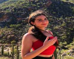 She loves hiking and wouldn't miss the opportunity whenever she finds time.